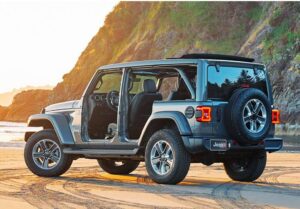 Jeep, wrangler, beach