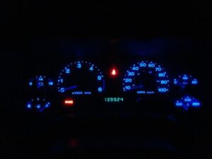 Jeep, tj, led, dash guage